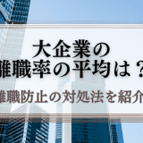 大企業の離職率の平均